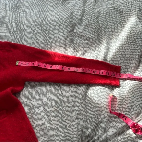 Vintage Rafaella Red Wool Knit Cardigan - Picture 10 of 10